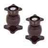 Nixnine Plastic Door Magnet Magnetic Door Stopper Door Catcher Door Magnetic Holder Door Catcher Magnetic for Home, Office, (7cm x 5cm) (Brown) Pack of 2 view 1