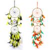 BS AMOR Combo of Dream Catcher Attract Positive Dreams Traditional Indian Wall Art for Bedrooms, Home Wall, Hanging Design Wool Dream Catcher - Yellow Black and Orange Green Pack of 2 view 1