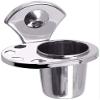 CAPITAL Stainless Steel Bathroom Accessories Set of 5 | Robe Hook, Soap Dish, Tumbler Holder, Towel Holder, Towel Rod | Wall Mounted Rustproof Bathroom Fittings - Silver view 3