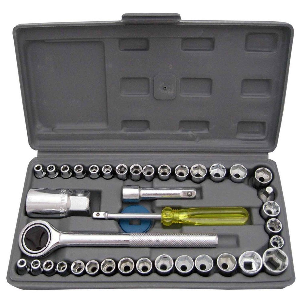 GIFTMOOR Socket 40 Pcs Combination Socket Toolkit (Set of 40) | Tookkit | Repair Tools | Industrial Tools