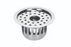 CHILLY-S Cockroach Trap Round Gypsy Flat Cut King with Waste Pipe Hole For Kitchen Sinks and Wash Stainless Steel AISI 304 (18/8) Floor Drain Cover/Jali/Grating (Stainless Steel, 127mm X 127mm (5")) view 1