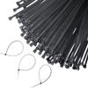 MaK WOrLD Tie 6" Inch Cable Ties 200 MM *3 MM White Nylon Zip Wire Organizer/Self Locking Tie 80 Pcs Pack view 2