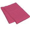 Texlux Cotton Luxurious Striped 2 Piece Sateen Pillow Cover Set, Standard Size, 17 inch x 27 inch- Maroon view 3