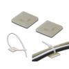Rpi shop - Nylon Cable Zip Tie Mounts, Self-Adhesive Tie Mount for Wire Alightment Arrangement DIY Works (19mm X 19mm) Pack of 100 Pc view 2