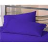 Texlux Cotton Luxurious Striped 2 Piece Sateen Pillow Cover Set, Standard Size, 17 inch x 27 inch- Navy Blue view 1