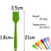 Giffy Full Silicone Non-Stick Heat Resistant Kitchen Utensil| Silicone Basting Brush 21cm, for Home Hotel and Office Kitchen Pack of 1 Multicolor (Green) view 2