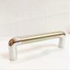 Zinc-Stainless Steel Pipe Silver Cabinet/Door Italika Handle 4 inch 10 Pieces view 3