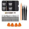 Wroughton 25 in 1 Precision Screwdriver Repair Tool Kit for Mobiles|Laptops|Electronics|Gadgets With 1 Orange Stick Spudger, 4 Mobile Openers and 3 ESD Non-Magnetic Tweezers- Straight, Flat & Curved view 1