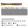 Wroughton 25 in 1 Precision Screwdriver Repair Tool Kit for Mobiles|Laptops|Electronics|Gadgets With 1 Orange Stick Spudger, 4 Mobile Openers and 3 ESD Non-Magnetic Tweezers- Straight, Flat & Curved view 2