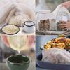 ayushicreationa Muslin Cloths Reusable Soft Square Cheese Paneer Making Clothes for Cooking Straining Cheese Making and Baking (Color_Off White) (1 Meter (100CM)) view 4