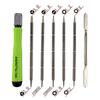 Wroughton 12 IN 1 Screwdriver Mobile repairing Tools Set for iPhone Android Mobile, Laptop, PC and MacBook Devices With 3 Pcs Steel Openers and 3 ESD Non-Magnetic Tweezers- Straight, Flat & Curved view 3