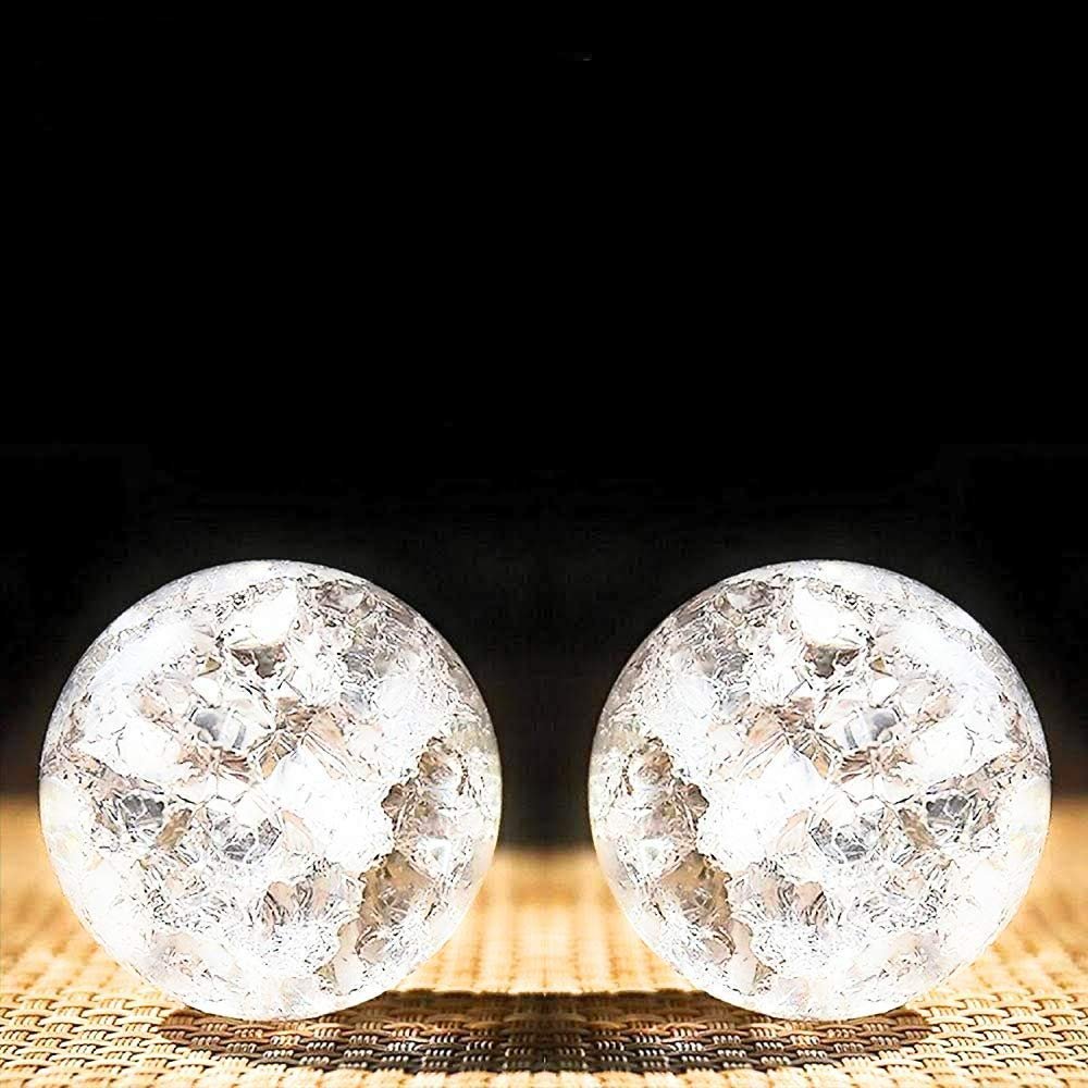 Banshika Water Fountain Spinning Crystal Glass Ball for Indoor Fountains | Home Decorations (Pack of 2)
