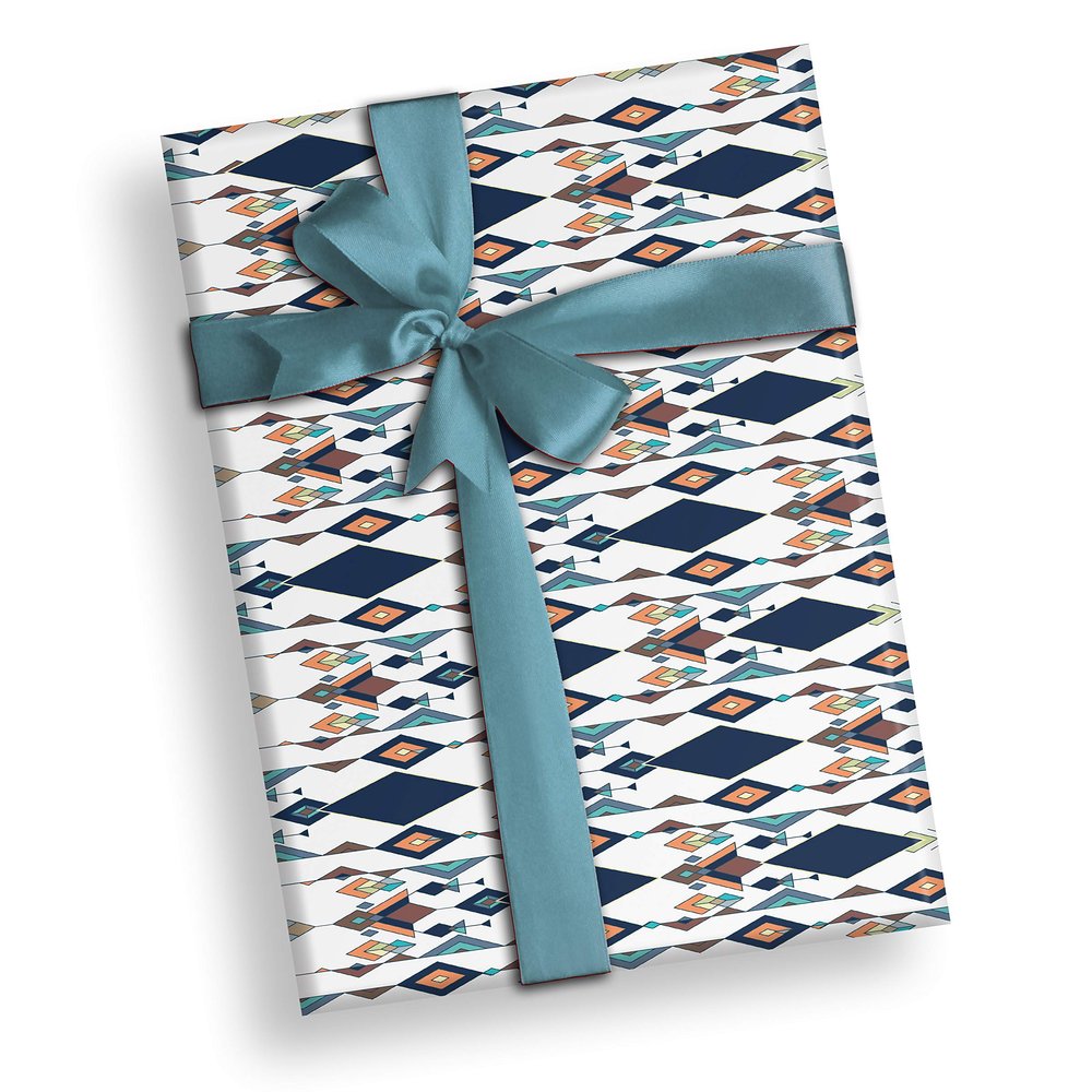 Brown Cloud Exclusive Printed Gift Wrapping Paper/Sheets (16 x 24 in) (Pack of 5) (WP 0014)