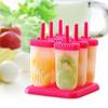StarlineIM Ice Candy Maker Upgrade Popsicle Molds Sets, 6 Ice Pop Makers Reusable Ice Lolly Cream Mold Home-Made Popsicles Mould Tray with Stick (Plastic) view 2