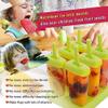 StarlineIM Ice Candy Maker Upgrade Popsicle Molds Sets, 6 Ice Pop Makers Reusable Ice Lolly Cream Mold Home-Made Popsicles Mould Tray with Stick (Plastic) view 4