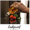 SATYAM KRAFT 2 Pcs Oil Bottle Designer Glass Bottle with Round Lid for Oil, Juice, Milk, Storage | 250 ML | Transparent | Multipurpose Container for Kitchen, Office, Home, Picnic | 16 Cm Height view 3