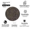 Yellow Weaves Jute Texture 250 TC Cushion Covers, 16 X 16 Inches, Multicolour, Set Of 3 view 2