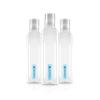 LASAANI Square Unbreakable Plastic 1000 ml Fridge Water Bottle Set of 3, White (Premium edition) view 1