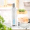 LASAANI Square Unbreakable Plastic 1000 ml Fridge Water Bottle Set of 3, White (Premium edition) view 2
