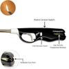Eshoppyzon Refilable Gas Lighter for Kitchen Gas Stove with Gas Refill Bottle Cylinder Can Adjustable Flame BBQ Lighter for Candle, Diya, Barbecue and Household Use (Black- Plastic) view 3