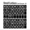 Magnetic Cutouts, Fridge Magnets, for Any Metal Surface, HD Eco Solvent Printed on 1mm Vinyl Flexible Magnetic Sheet (Small Alphabet) view 2