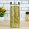 Femora Glass Jar for Kitchen| Glass Storage Containers Jars for Kitchen| Round Glass Jar| 1 Year Warranty| Airtight Lid| Jars for Snacks, Fry Food, Masala, Spice, Pickles, Cookies| 2000ml| Set of 1 view 1