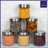 Femora Glass Jar for Kitchen| Glass Storage Containers Jars for Kitchen| Round Glass Jar| 1 Year Warranty| Airtight Lid| Jars for Snacks, Fry Food, Masala, Spice, Pickles, Cookies| 2000ml| Set of 1 view 2