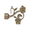 Bzcarts Brass Antique Curtain Bracket/Fittings/Finials/Accessories - 1 Pair With Centre Support for 1 Inch Rod (2 Pcs) (1) | Dash view 2