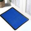 Ultica Fab Door Mat for Indoor Outdoor  Non-Slip Welcome Mat with Rubber Backing, Low Profile Dirt Trapper Doormat for Front Door, Entryway  Heavy Duty & Easy to Clean (40 x 60 cm, Blue) view 1