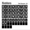 Magnetic Cutouts, Fridge Magnets, for Any Metal Surface, HD Eco Solvent Printed on 1mm Vinyl Flexible Magnetic Sheet (Numbers 0 to 9) view 2