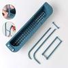 Vroxy Plastic Expandable Kitchen Telescopic Sink Sponge Brush Soap Drying Basket Rack with Towel Bar (Multicolour) view 4