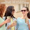 EOS- BUILDING TRUST Disposable Ripple Paper Cup for Hot Coffee/Drinks for Party (200 ml, 100 Pc) view 4
