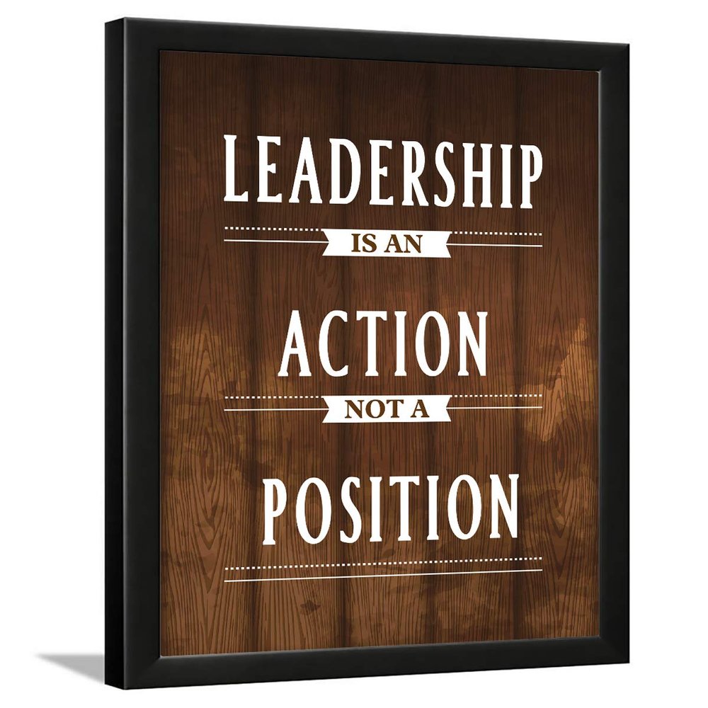 Chaka Chaundh Engineered Wood - Office Quotes Frames - Motivational Quotes Rectangular Wall Frames for Office - Office Poster - (14 X 11 Inches), Black
