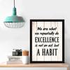 Chaka Chaundh Motivational Quotes Wall Frame (13.5 X 10.5 Inches, White Wood Vintage) view 2