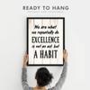 Chaka Chaundh Motivational Quotes Wall Frame (13.5 X 10.5 Inches, White Wood Vintage) view 4