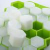 SZ SAMEZONE Rubber Flexible Silicone Honeycomb Shape 37 Cavity Ice Cube Trays for Freezer (Multicolor) - Pack of 2 view 3