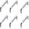 Galaxy Hardware Oval D Drawer/Cabinet Handles/Pull Handle/Drawer Handle (Pack of 6) (6" inch)(Silver) view 3