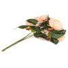 Tied Ribbons Artificial Peony Flowers For Vase Home Decoration Living Room Corner Table Top Bedroom Wedding Decortaive Items (42 Cm, Peach, Pot Not Included) - Polyester view 2