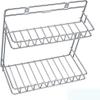 2heet HEET Wall Mountable Detergent Holder/Bathroom Rack/Multipurpose Stand Kitchen Rack Stainless Steel Wall Shelf (Silver) view 1