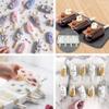 HEET Ice Cream Mould Popsicle, Silicone Easy Cream Ice Pop Molds Cakesicle Homemade Popsicle Wooden Sticks DIY Ice Cream, 4-Cavity view 4
