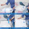 Wolblix Vacuum Storage Reusable Bags without Pump for Bedding, Comforter, Pillows, Towel, Blanket, Clothes (Set Of 3) (60 X 80) view 2