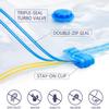Wolblix Vacuum Storage Reusable Bags without Pump for Bedding, Comforter, Pillows, Towel, Blanket, Clothes (Set Of 3) (60 X 80) view 4