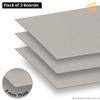 Lakeer A3 Size Grey Board Cardstock Paper Board 2mm Thickness Pack of 3 Pcs view 3