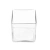 TIED RIBBONS Glass Vase for Flowers and Plants Living Room Home Dcor Table Centerpiece Wall Shelf Home Decoration (7.6 Cm, Without Flowers) view 3