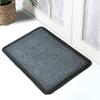 Ultica Fab Door Mat for Indoor Outdoor  Heavy Duty Welcome Mat with Non-Slip Rubber Backing, Low Profile Entryway Doormat for Front Door, Porch, Patio, Garage  Easy to Clean (Grey, 40 x 60 cm) view 1