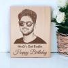 GFTBX Personalized Engraved Wooden Frame For Brother with Photo and Message (5x4 Inches, Wood), Tabletop Rectangular view 4