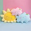 Peach Cuddle Cute Cloud Shaped Velvet Fluffy Fur Cushion for Kids Room, Living Room, Bedroom, Luxury Furnishing, Throw Pillow (16x16 inch, Blue) view 2