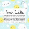 Peach Cuddle Cute Cloud Shaped Velvet Fluffy Fur Cushion for Kids Room, Living Room, Bedroom, Luxury Furnishing, Throw Pillow (16x16 inch, Blue) view 3