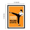 Good Hope Bruce Lee Framed Poster  10x13 Inch Wall Art  Martial Arts Legend Print  Bruce Lee Motivational Decor inspirational quote  Home, Office, or Gym view 2