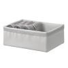 Ikea TSSP Organizer, grey/white20x26x10 cm (7 x10 x4) view 2